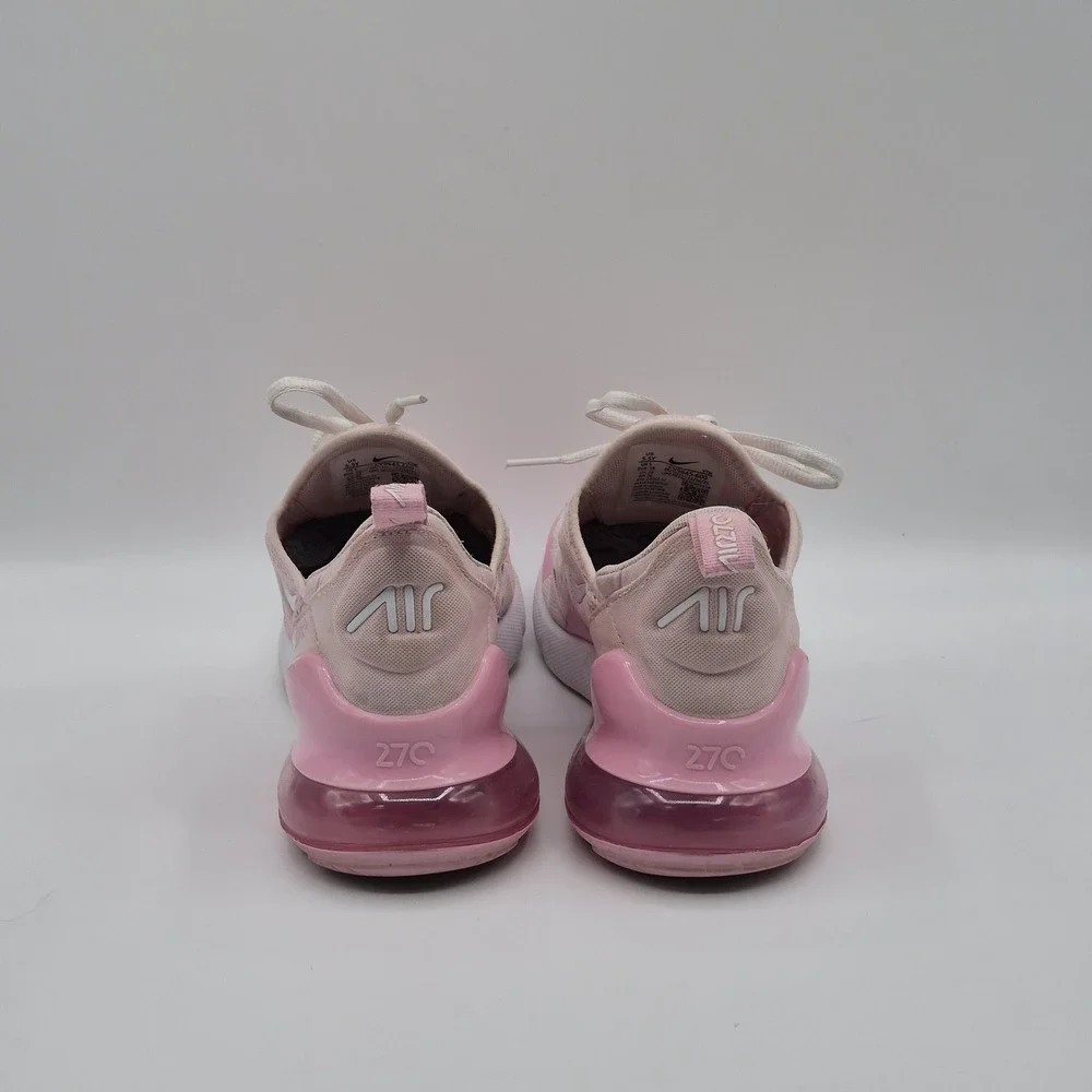 Nike Air Max 270 Shoes Youth Size 5.5Y Pink Mesh Running Sneakers CV9645-600
